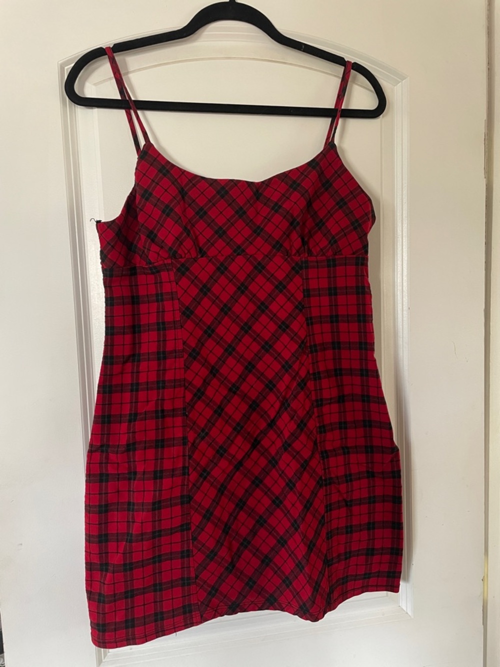 Wild Fable Red and Black Plaid Mini Dress